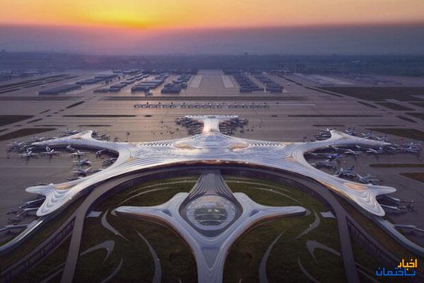 طراحی فرودگاهی به شکل دانه های برف