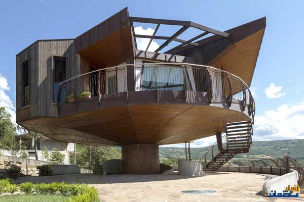 ساخت خانه ای که 360 درجه می چرخد