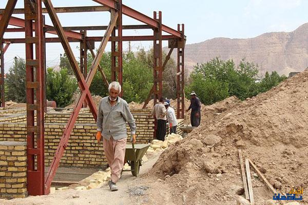 از سرگیری ساخت خانه سیل‌زدگان گلستان