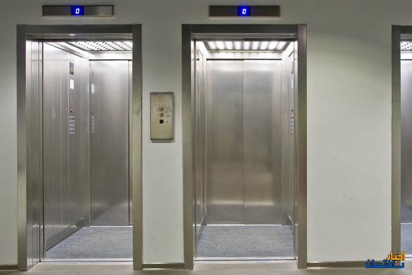 پلمب سه دستگاه آسانسور غیراستاندارد