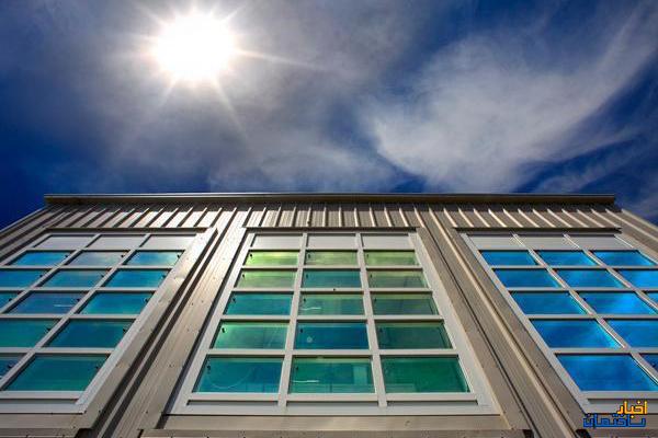 زیبایی ساختمان با کمک پنجره های خورشیدی