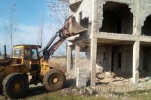 تخریب ساخت‌وسازهای غیرمجاز در بروجرد